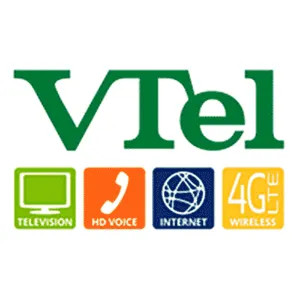 Vtel Broadband and Telephone services Logo