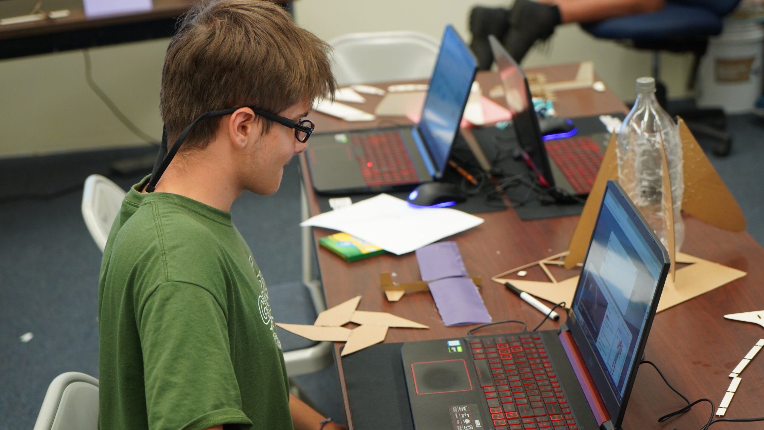 BRIC's high performance laptops being used for a summer camp