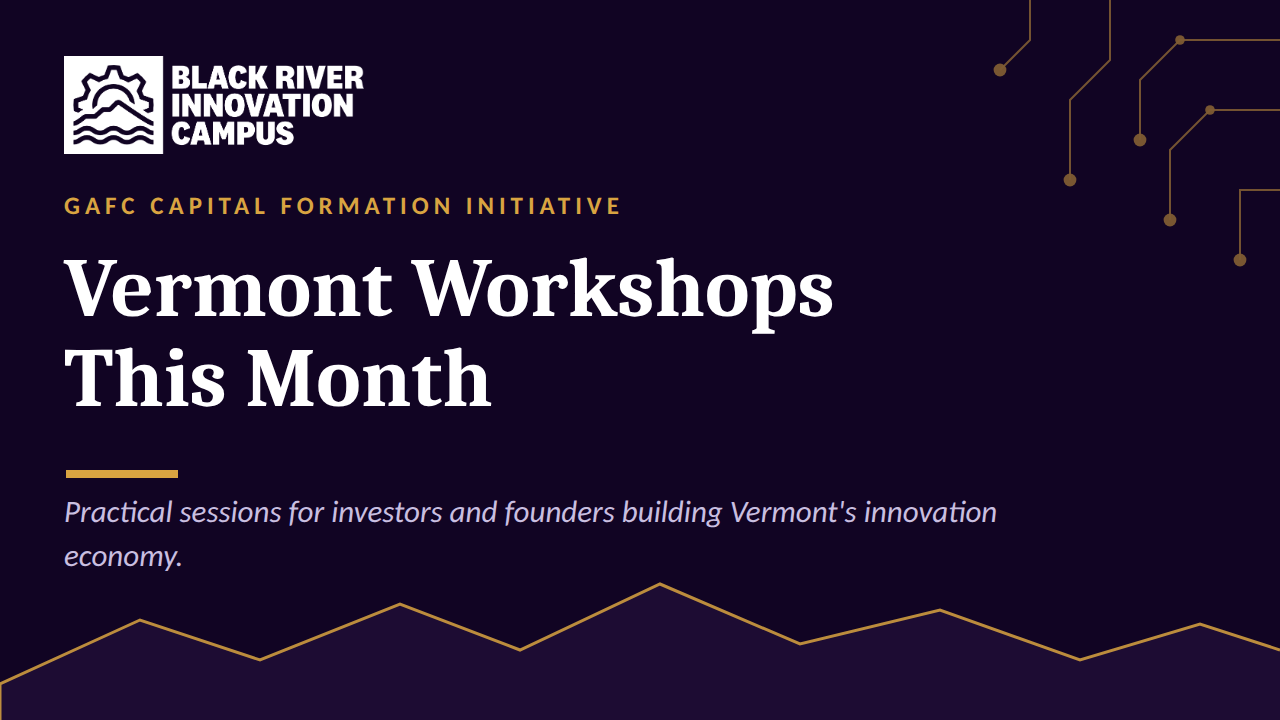 BRIC Investment Workshops Run From August Through October 2026.